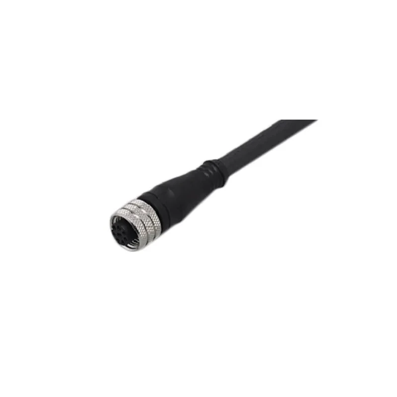 ifm electronic Female 8-Way M12 to 8-Way Unterminated Sensor Actuator Cable 10m Polyurethane Jacket Black E12404