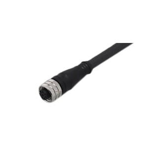 ifm electronic Female 8 Way M12 to 8 Way Unterminated Sensor Actuator Cable, 2 m E12402