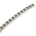 HellermannTyton HGDC Slide-On Black Pre-Printed Cable Marker for 1-3 mm Cable Diameter 3.5 mm Length 901-10551 909-3001-PVC