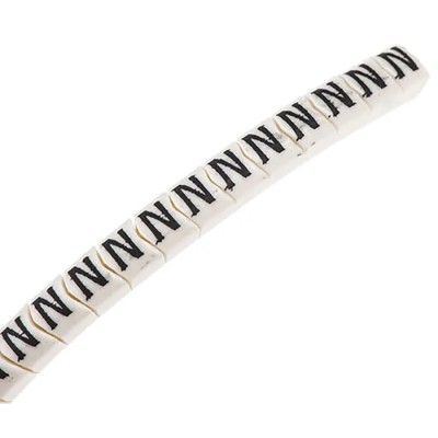HellermannTyton HGDC Slide-On Black Pre-Printed Cable Marker for 1-3 mm Cable Diameter 3.5 mm Length 901-10551 909-3001-PVC