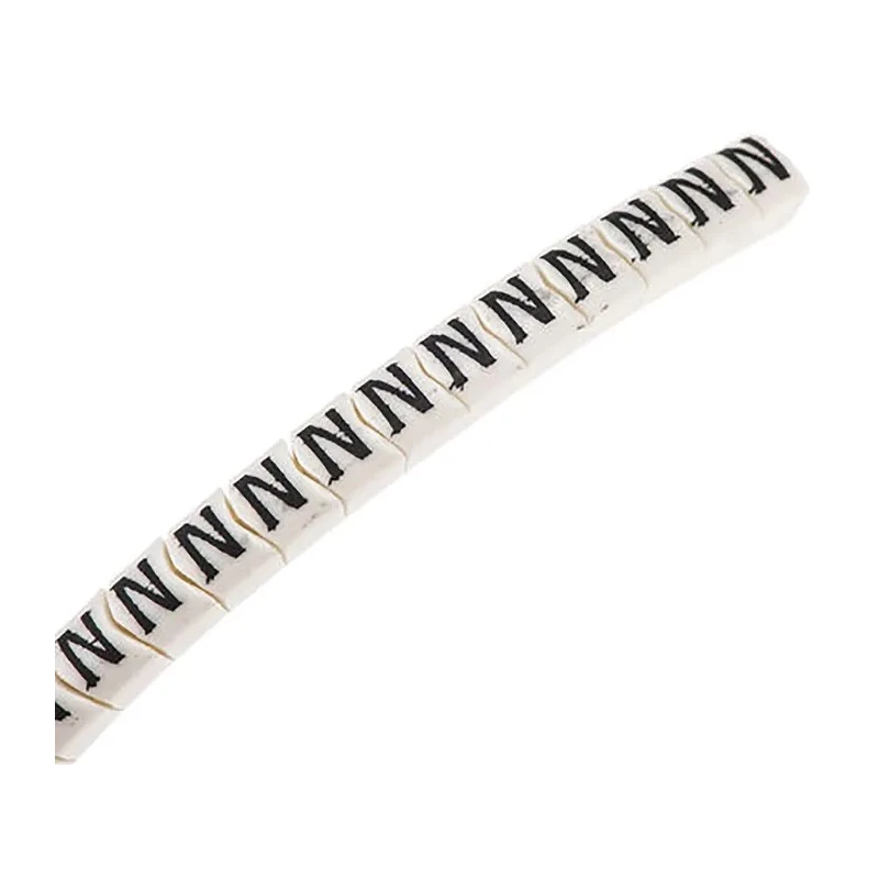 HellermannTyton HGDC Slide-On Black Pre-Printed Cable Marker for 1-3 mm Cable Diameter 3.5 mm Length 901-10551 909-3001-PVC