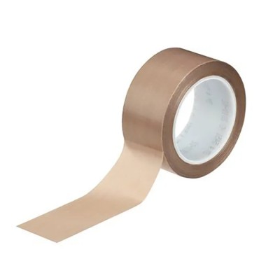 3M High-Temperature Brown Cloth Tape 19mm Width x 33m Length Silicone Adhesive 0.14mm Thickness 5451 33mx19mm