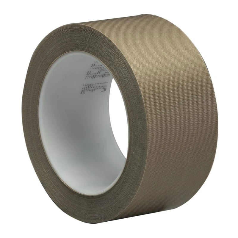 3M High-Temperature Brown Cloth Tape 19mm Width x 33m Length Silicone Adhesive 0.14mm Thickness 5451 33mx19mm