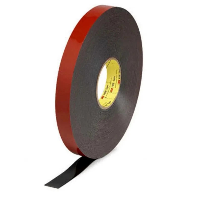 3M VHB Double Sided Black Acrylic Foam Tape 25mm x 33m, 1.1mm Thick 3M 5952 25mm x 33m