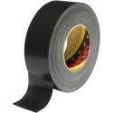 3M Duct Tape Scotch 389, Black, Acrylic Coated Finish, 50 m x 100 mm, Rubber Adhesive 389 50mx100mm