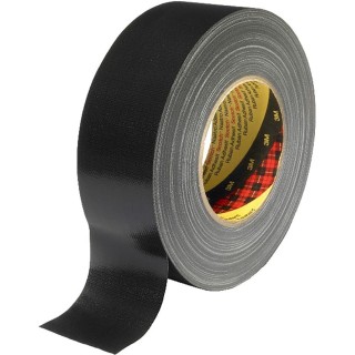 3M Duct Tape Scotch 389, Black, Acrylic Coated Finish, 50 m x 100 mm, Rubber Adhesive 389 50mx100mm