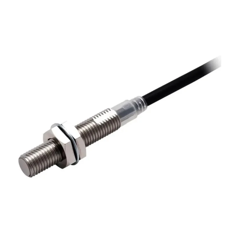 Omron Threaded Barrel Inductive Proximity Sensor M8 PNP Stainless Steel Housing 2mm Detection Range 30V dc E2E-X2B1TL8 2M