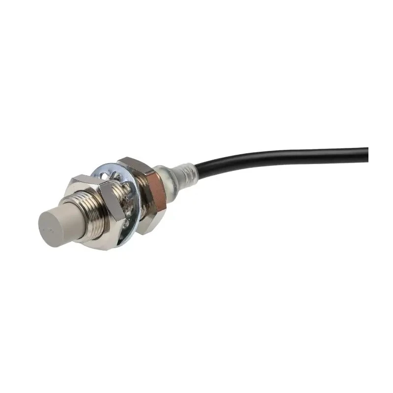 Omron Threaded Barrel Inductive Proximity Sensor M12 NPN 30V DC 8mm Detection Range 2m Cable E2E-X8MC112 2M