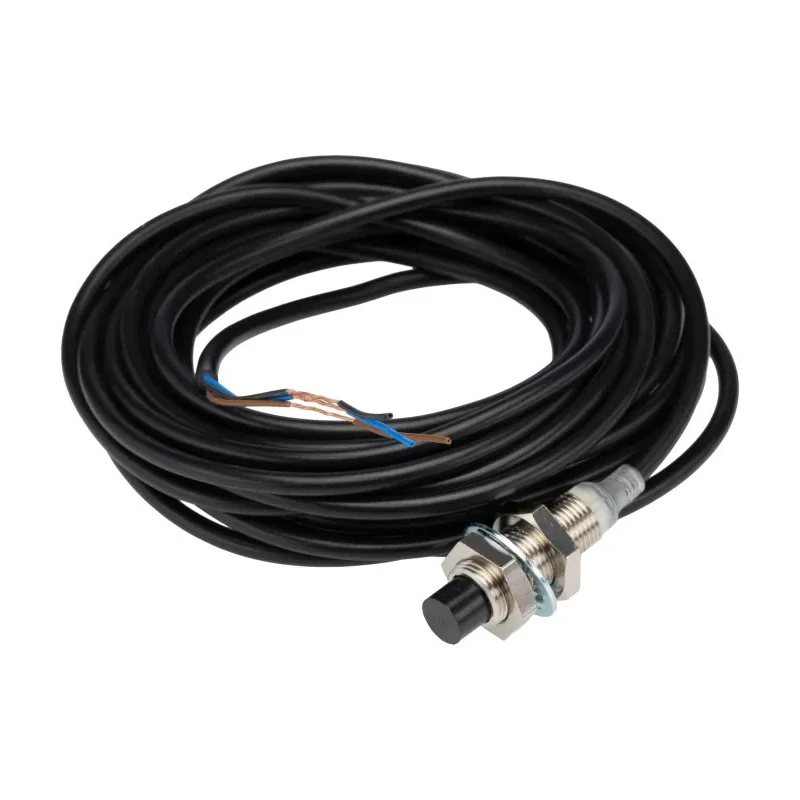 Omron Threaded Barrel Inductive Proximity Sensor M12 PNP Output 8mm Detection 30V DC 200mA E2E-X8MB1T12 5M