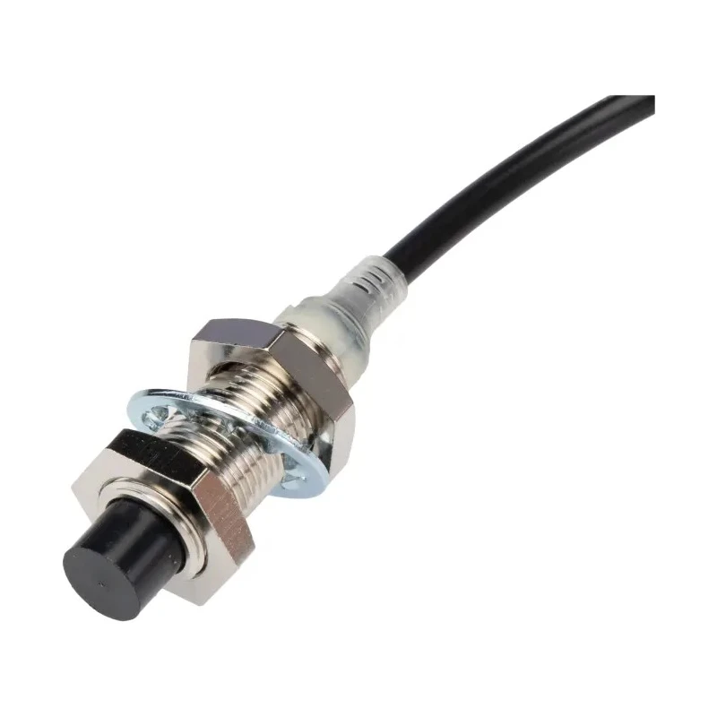 Omron Threaded Barrel Inductive Proximity Sensor M12, 8 mm Detection Range, PNP Output, 30 V DC, E2E-X8MB1T12 2M