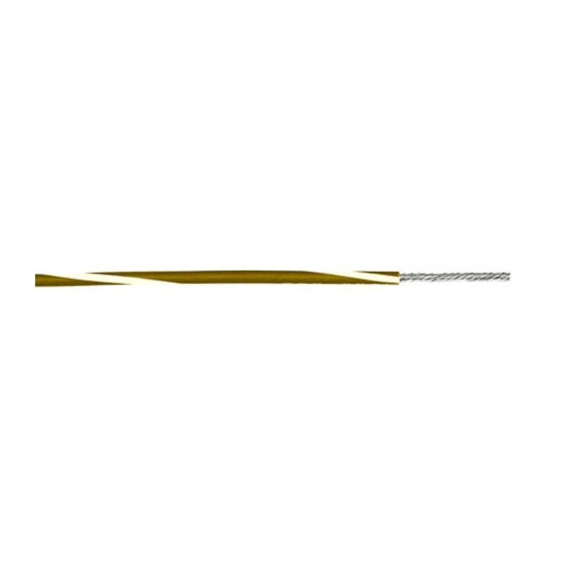 Alpha Wire Hook Up Wire PVC Series Brown, White 0.52 mm², 20 AWG, 10x0.25 mm Core Strands, 305 m Length 3053 WN001