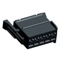TE Connectivity Junior Power Timer Automotive Connector Female Black 10 Contacts Crimp Termination 929504-4