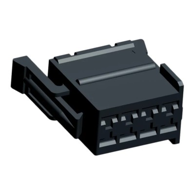 TE Connectivity Junior Power Timer Automotive Connector Female Black 8 Way Crimp Termination 929504-3