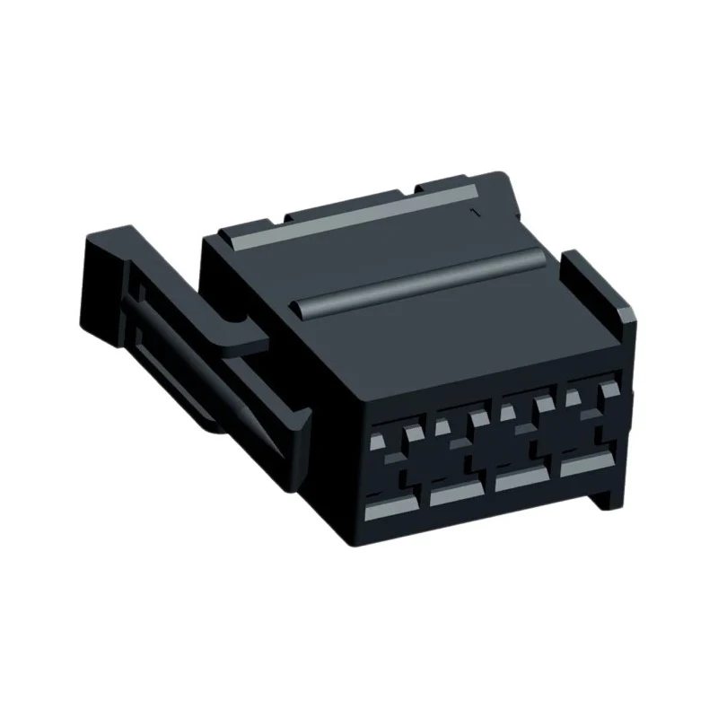 TE Connectivity Junior Power Timer Automotive Connector Female Black 8 Way Crimp Termination 929504-3