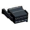 TE Connectivity Junior Power Timer Automotive Connector Female Black 8 Way Crimp Termination 929504-3