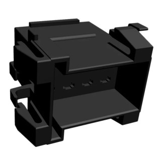 TE Connectivity Junior Power Timer Automotive Connector Female Black Plug-in 8 Way Crimp Termination 929505-3