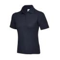 Uneek Ladies Navy Cotton Polyester Polo Shirt Size 86 to 91 cm UC106