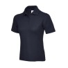 Uneek Ladies Navy Cotton Polyester Polo Shirt Size 86 to 91 cm UC106