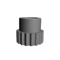 TE Connectivity Male Circular Connector Dust Cap Shell Size 2.5 Polybutylene Terephthalate 185636-1
