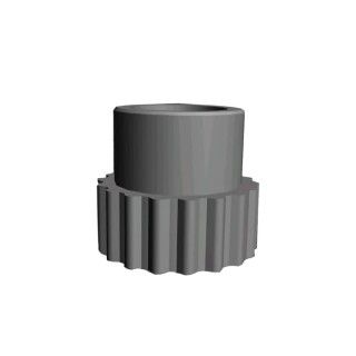 TE Connectivity Male Circular Connector Dust Cap Shell Size 2.5 Polybutylene Terephthalate 185636-1