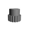 TE Connectivity Male Circular Connector Dust Cap Shell Size 2.5 Polybutylene Terephthalate 185636-1