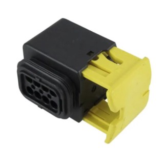 TE Connectivity HDSCS Automotive Connector Female Black Plug-in 8 Way Crimp Termination 40A 1-1418479-1