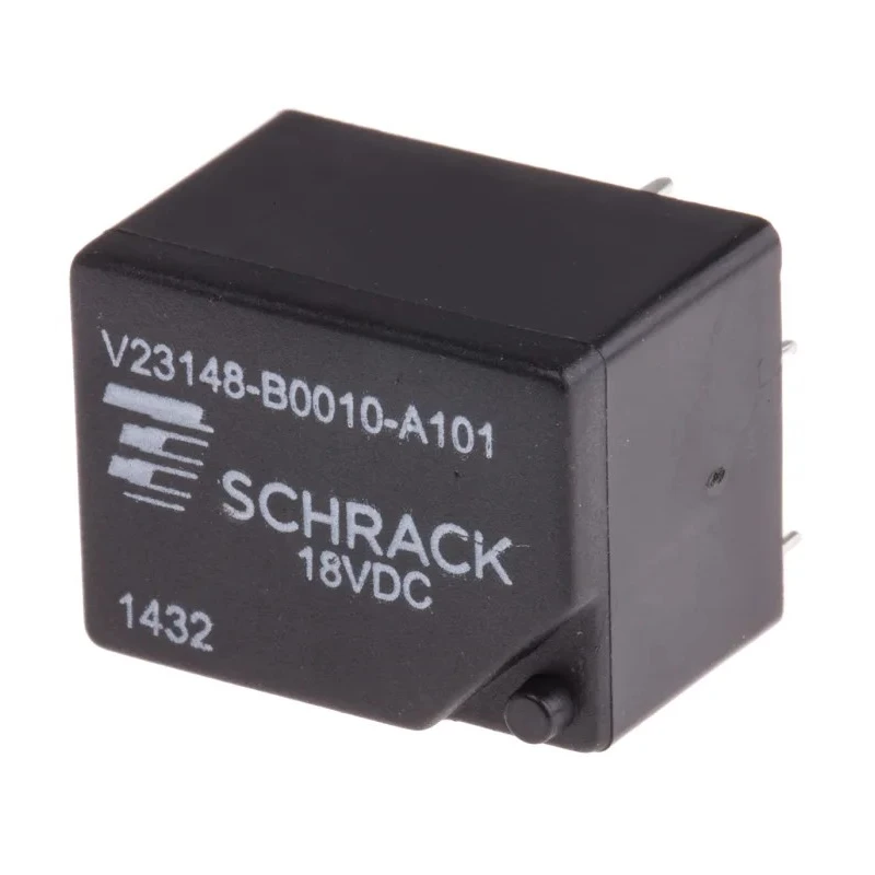 TE Connectivity U/UB Series PCB Power Relay, 18V DC Coil, 7A Switching Current, SPDT, Silver Alloy Contacts 1-1393204-4