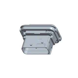 TE Connectivity HDSCS Automotive Connector Male Black 16 Way Crimp Termination 40A 1-1564407-1
