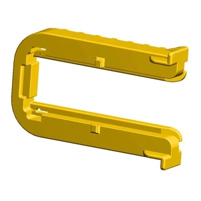 TE Connectivity MCP Fibreglass Reinforced Polybutylene Terephthalate Mounting Clip for HDSCS Connectors 1564411-1
