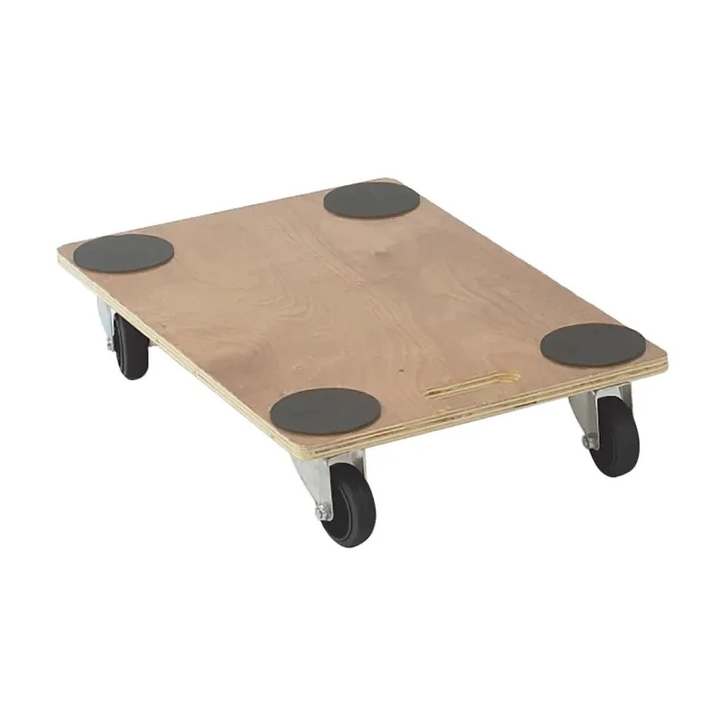 RS PRO Wood Dolly, 240 kg Load Capacity, 450 mm Width x 680 mm Length x 115 mm Height, Nylon Castors 909-7038