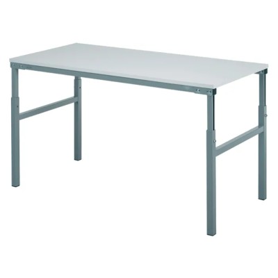 RS PRO Workbench 300kg Max Load Adjustable Height 700 mm x 1.8m x 700 mm 909-7084