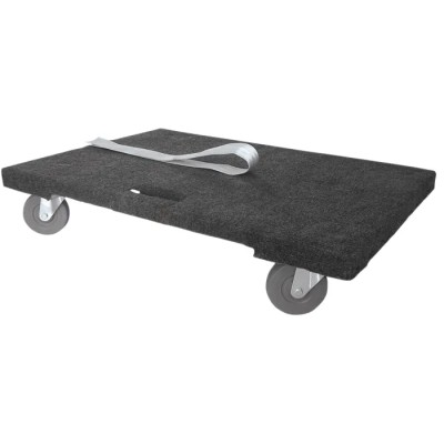 RS PRO Foldable Plywood Dolly 200 kg Load 460mm W x 760mm L x 160mm H 909-7069
