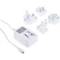 Raspberry Pi Power Supply Micro USB Type B with Universal Plug Type 5.1V 2.5A Cable 1.5 m T5875DV-RS