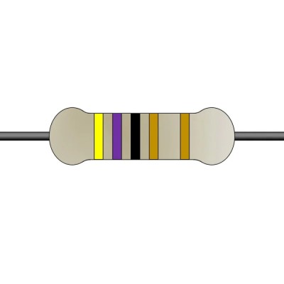 Yageo 4.7 Ω 2 W Wirewound Fusible Resistor 5% Tolerance Axial FKN2WSJT-52-47R