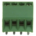 TE Connectivity Buchanan Series PCB Terminal Block, 4-Contact, 2.54 mm Pitch, 1 Row 282834-4