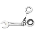 Facom Combination Ratchet Spanner Satin Chrome Height Safe 8 mm Size 90mm Overall Length 467S.8SLS
