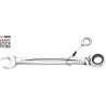 Facom Combination Ratchet Spanner Satin Chrome Height Safe 357mm Overall 27 mm 467.27SLS