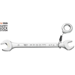 Facom Open End Spanner Height Safe Metric 22 to 24 mm Satin Chrome Finish 261mm Overall Length 44.22X24SLS