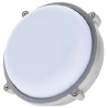 Timeguard Round LED Bulkhead Light 25W 230V AC Die Cast Housing IP65 Waterproof Cool White 5000K LEDBHR25W