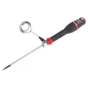 Facom Slotted Screwdriver, 100 mm Blade, 203 mm Overall, Silicon Carbon Blade, Bi-Material Handle AN3X100SLS