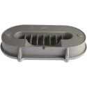 Timeguard Oval LED Bulkhead Light 25W 230V AC Die Cast Housing IP65 LEDBHO25W