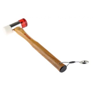 Facom Mallet with Replaceable Face Steel Head 370 g Wooden Handle 32mm Diameter 208A.32CBASLS