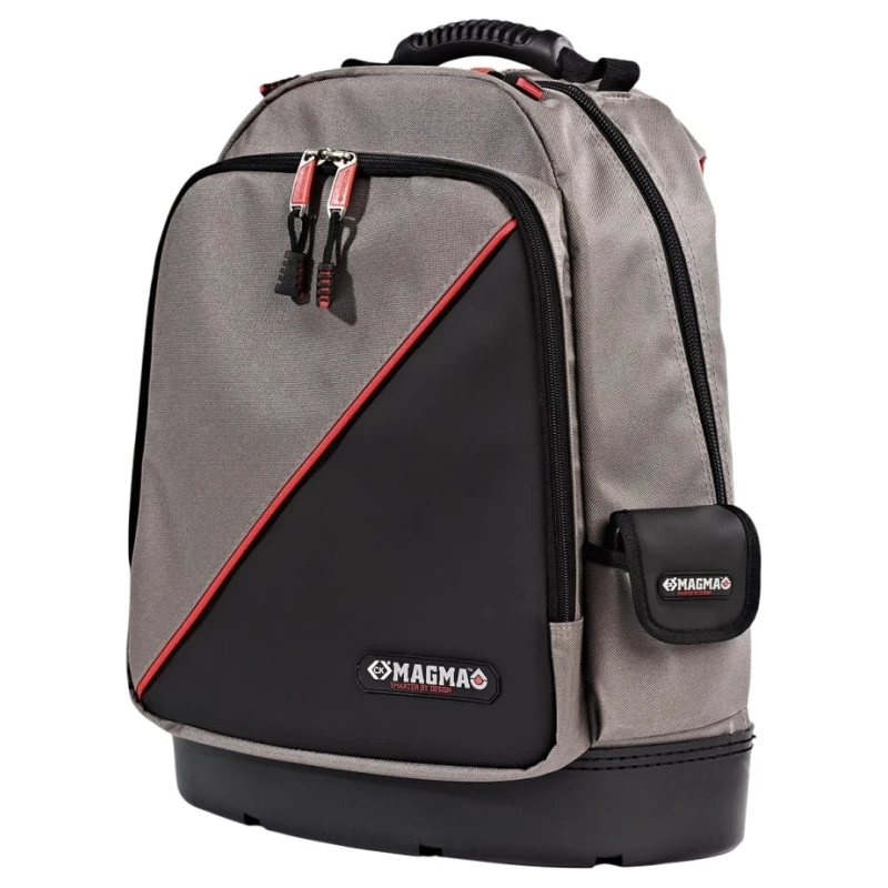 CK Magma 13 in Nylon Laptop Backpack with 3 Compartments Black Grey MA2635