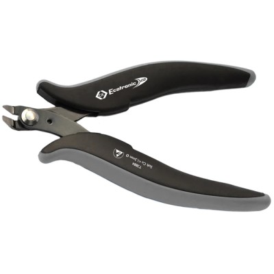 CK Extra Full Flush ESD Safe Side Cutter with 9.5mm Jaw Width, 132mm Overall Length, Special Tool Steel Blade T3884