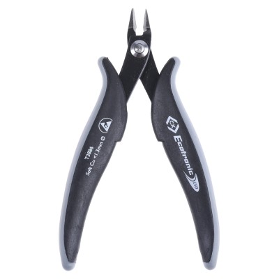CK Flush ESD Safe Side Cutter Bi-Metal Handle, Special Tool Steel Blade, 139mm Overall Length T3886