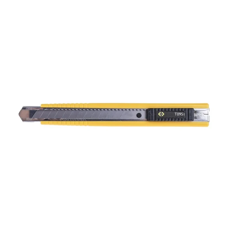 CK Safety Knife with Snap-off Stainless Steel Blade 9mm Retractable Light Duty T0951