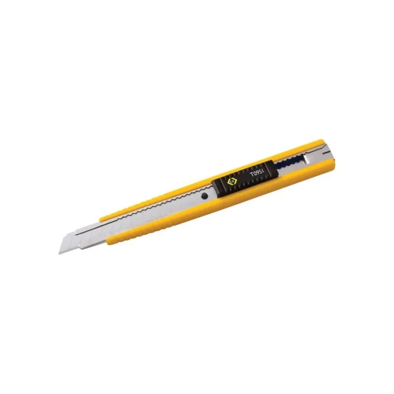 CK Safety Knife with Snap-off Stainless Steel Blade 9mm Retractable Light Duty T0951