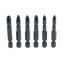 CK Pozidriv Impact Screwdriver Bit Set Steel PZ1, PZ2, PZ3 6 Pieces T4511