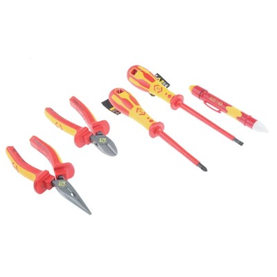 CK 10 Piece Electrician Tool Kit with Pouch VDE 1000V Approved T5953