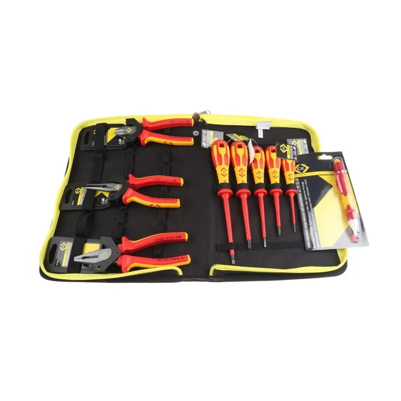 CK 10 Piece Electrician Tool Kit with Pouch VDE 1000V Approved T5953